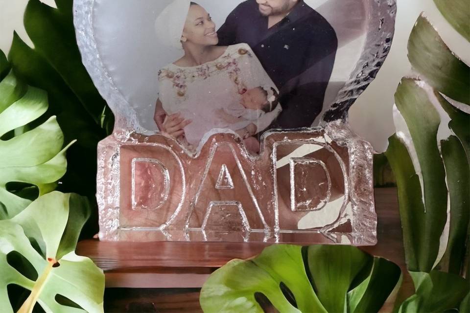 Dad Personalized Crystal