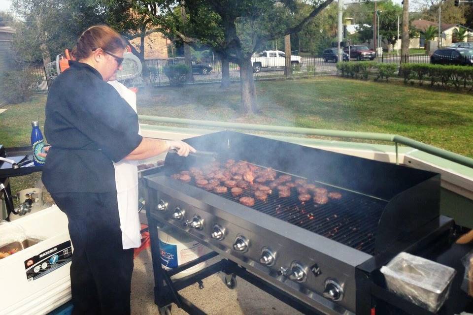 Grilling on site