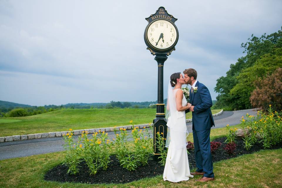 Couple kissing