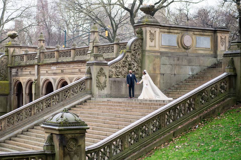 On Bethesda Terrace