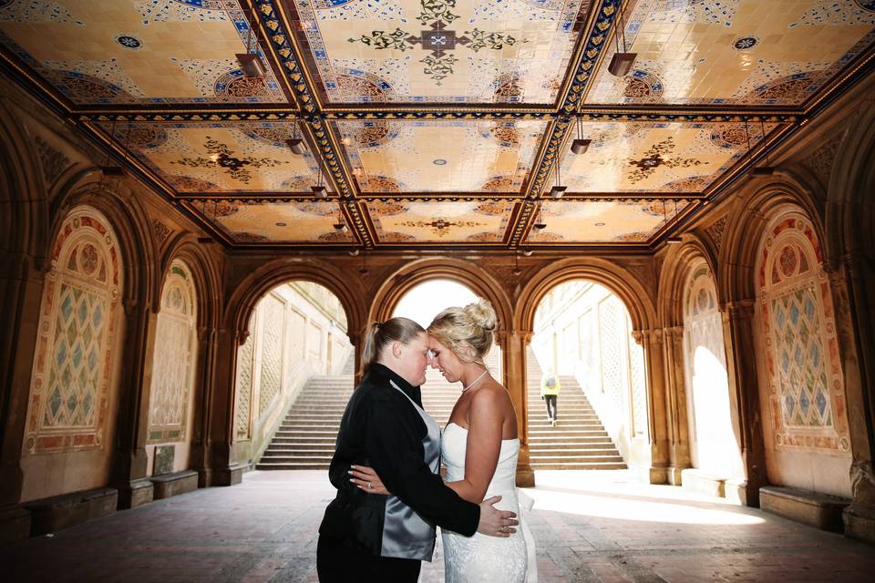 Underneath Bethesda Terrace