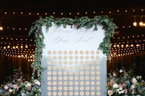 Escort Card Display