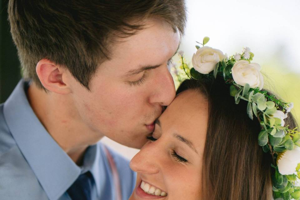 Happy bride