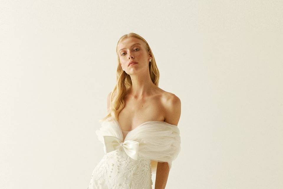 Off the shoulder sheath