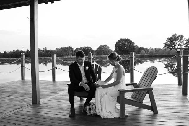 Covered Pier on the lake