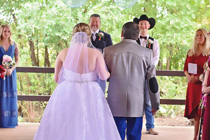 Walking down the aisle