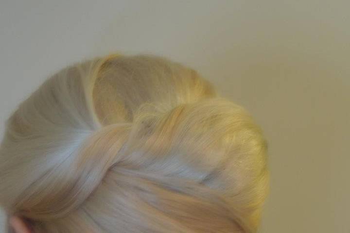 Clean updo