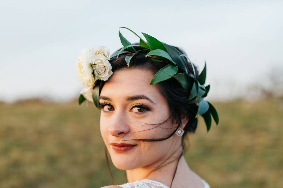 Mountain bride elopement