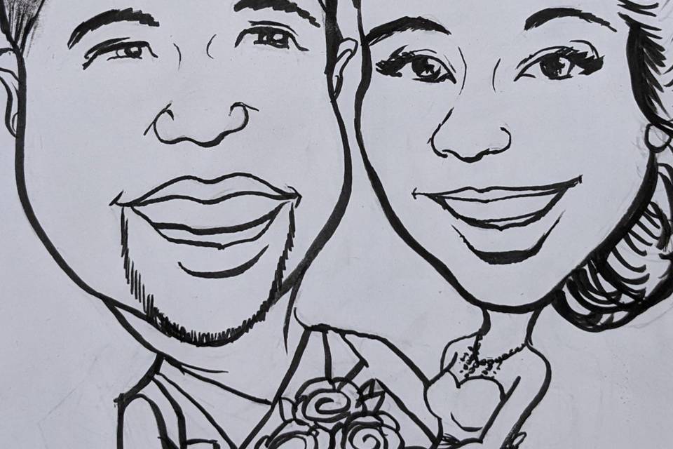 Julia's Event Caricatures and Portraiture