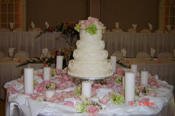 Three Tiered Wedding Cake