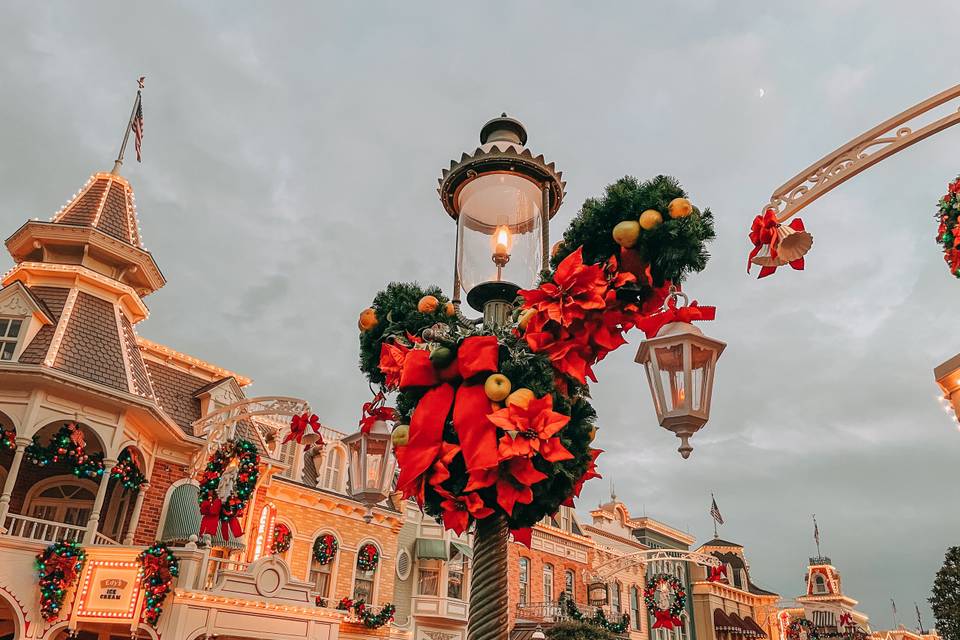 Main Street at Christmastime