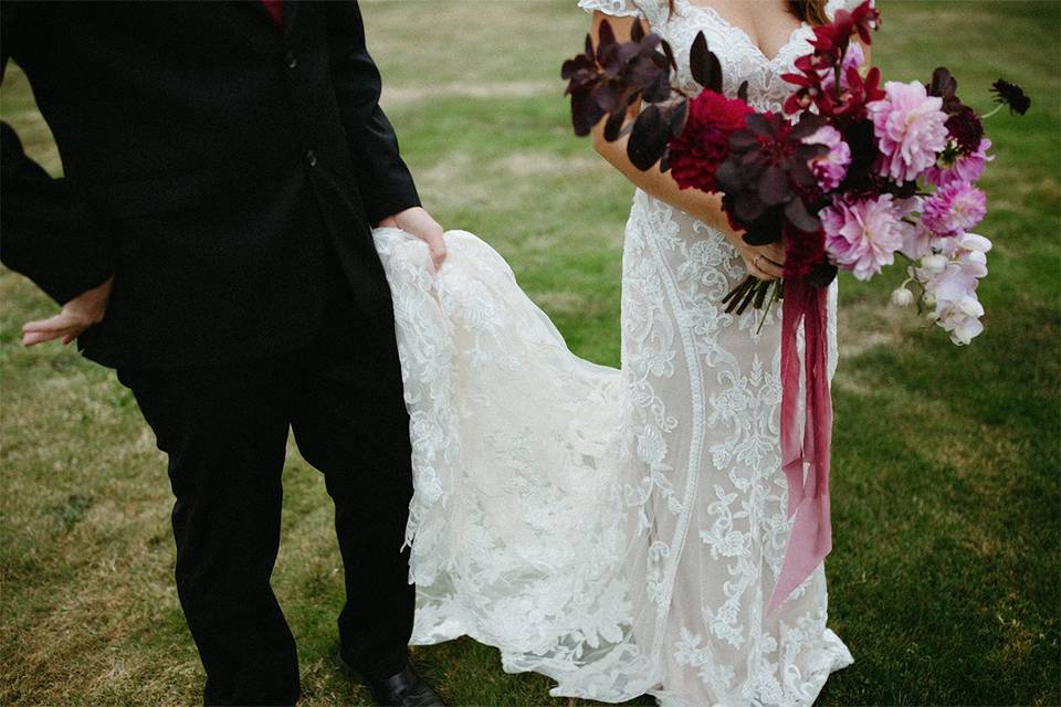 Glamorous Fall Bridal Bouquet