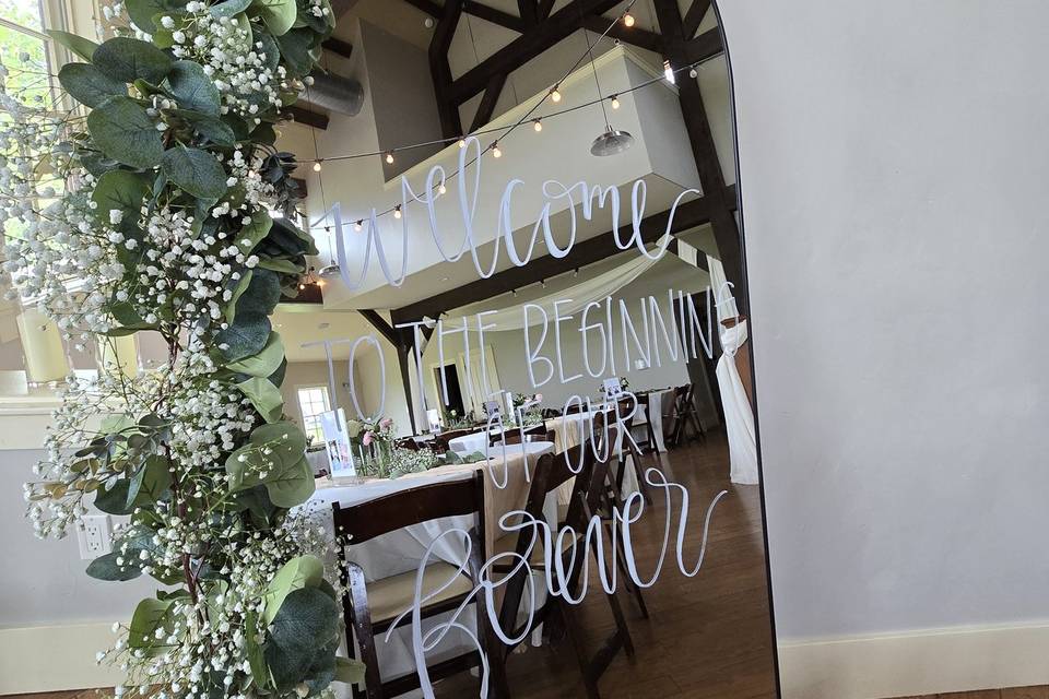 Mirror Decor (example only)