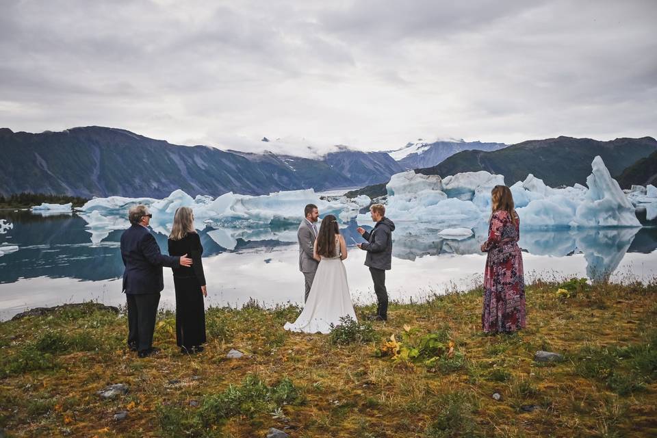 Bear Glacier ceremony