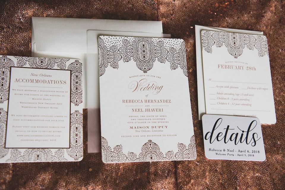 Wedding invitation