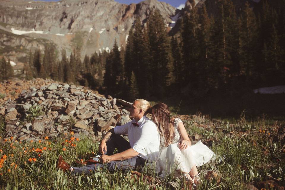 July wedding in Telluride