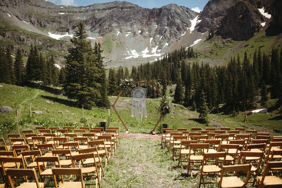 July wedding in Telluride