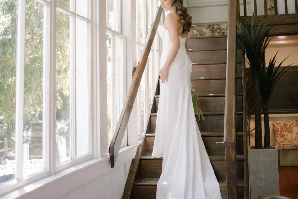 Bride & bridesmaids hair