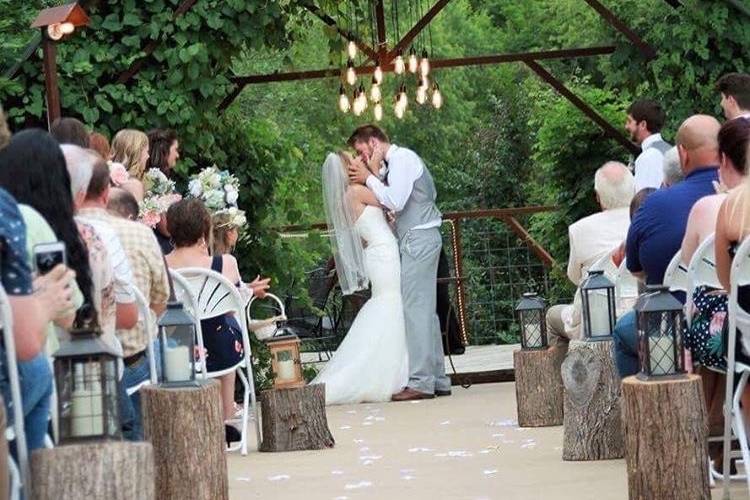 Wedding kiss