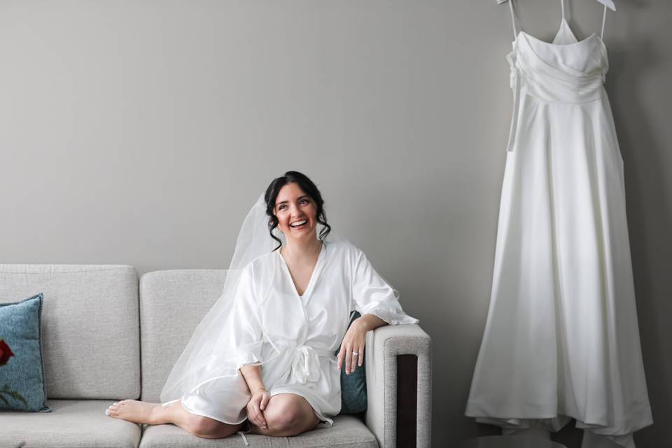 The calm before “I do”
