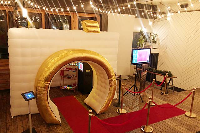 Inflatable Camera Booth Set Up