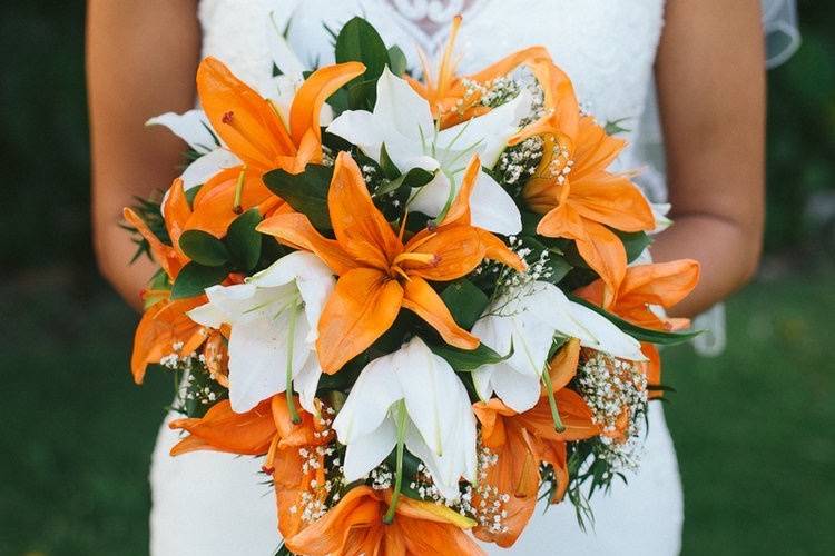 Lilly bridal bouquet