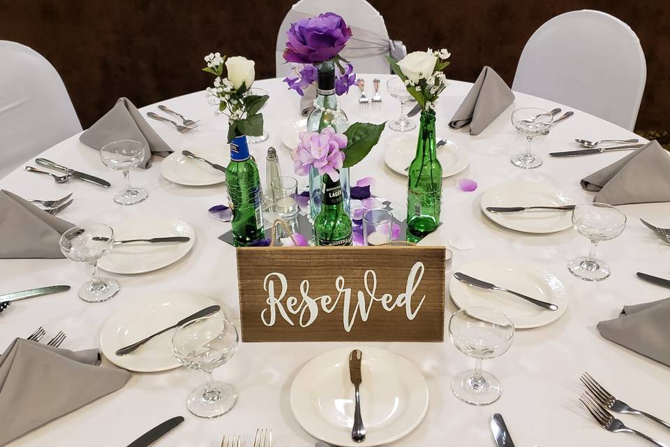 Wedding tablescape