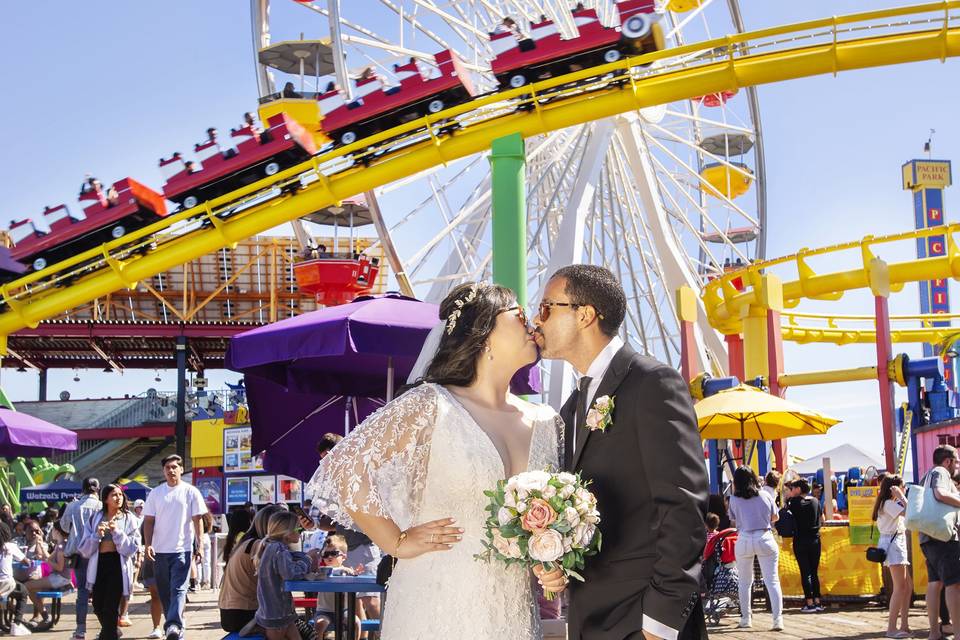 Wedding Santa Monica Pier