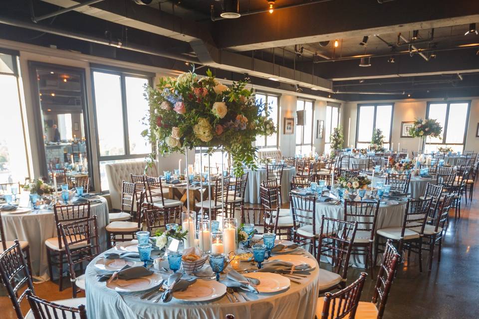 East Room Reception Setup