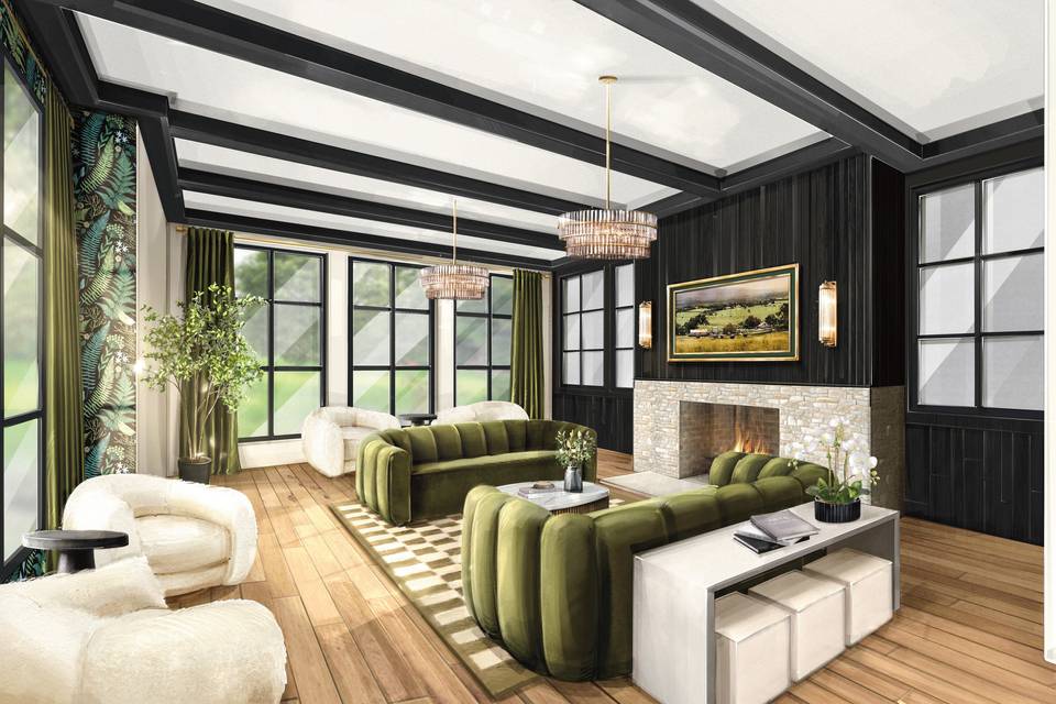 The Cedars Living Room