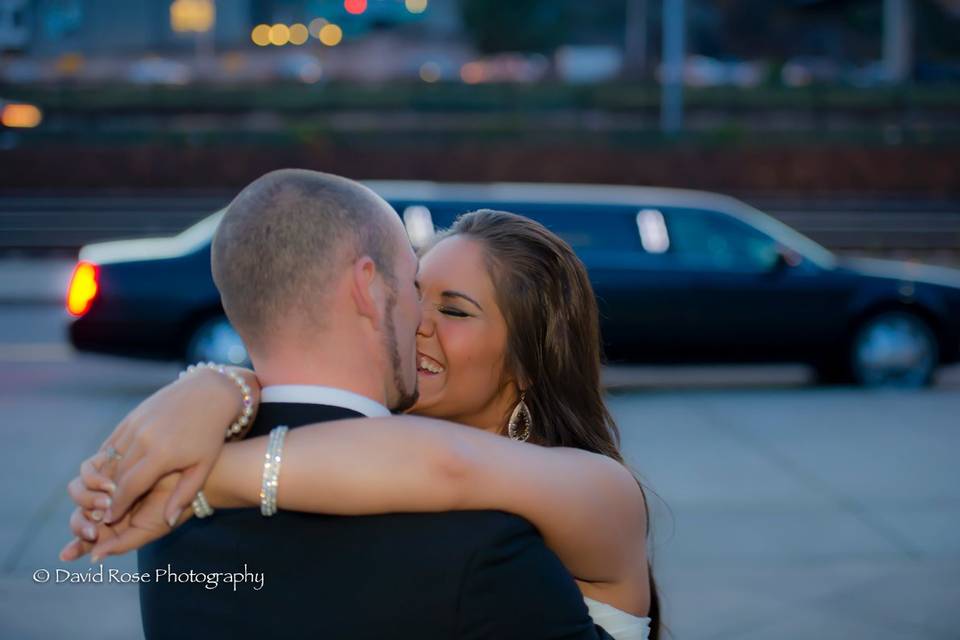 Couple kissing