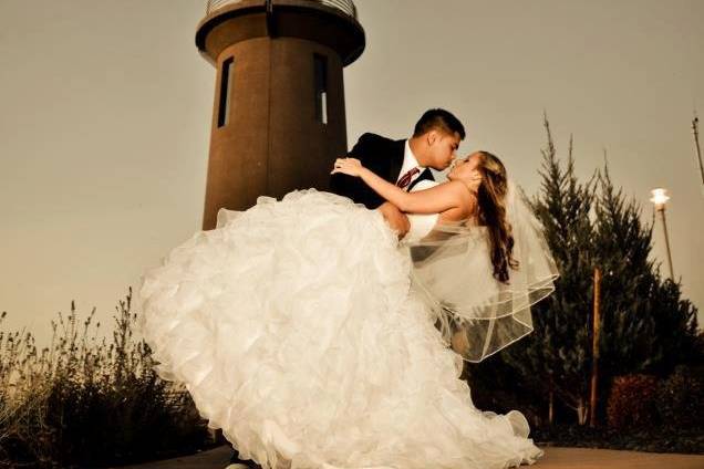Couple kissing
