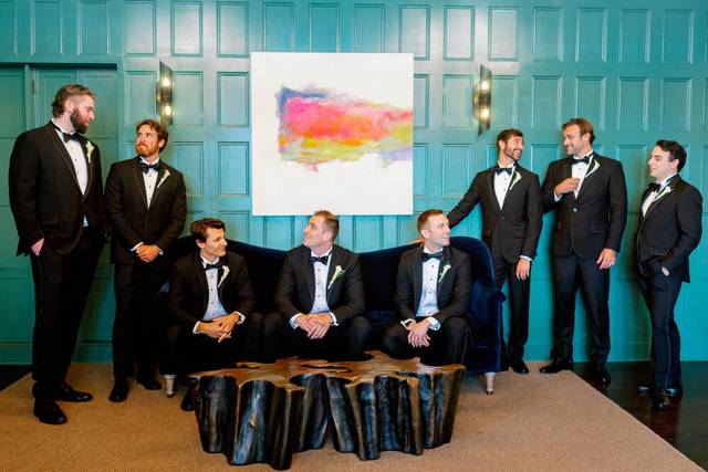 Groom + groomsmen