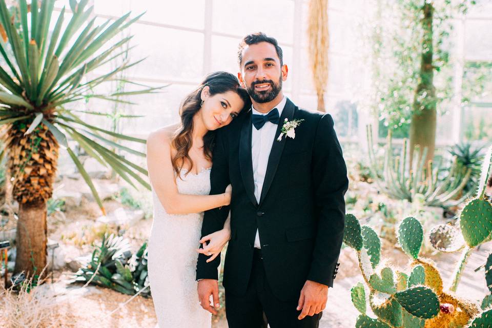 Wedding couple in brooklyn