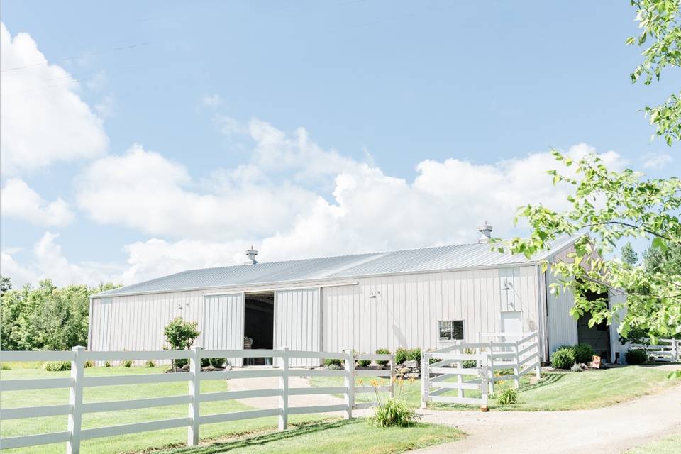 The All-White Barn