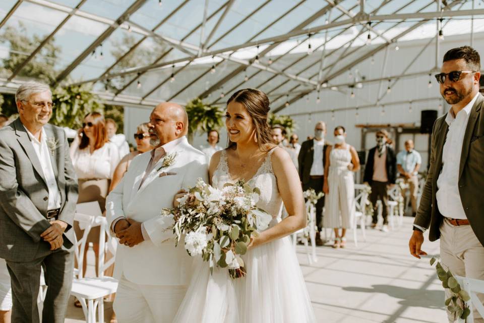 A Bride + Her Father