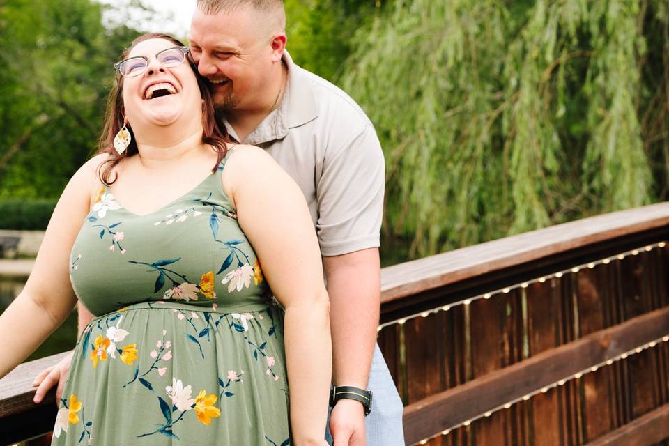 Loose Park engagement photos