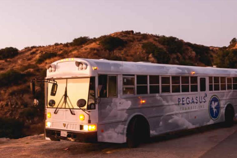 Charter Bus fits 56 passengers