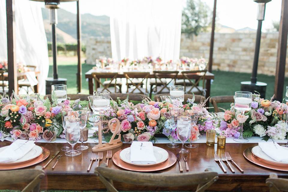 Long table setup