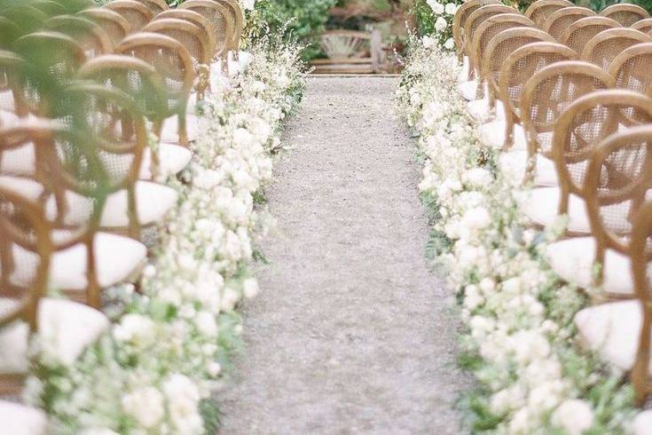 Wedding ceremony in the garden