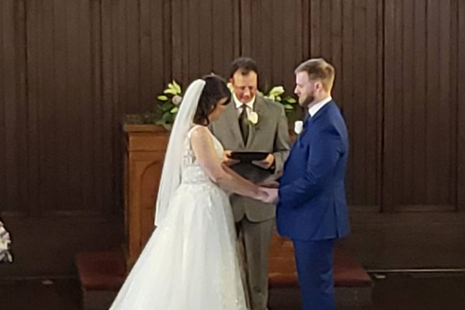 All saints chapel wedding