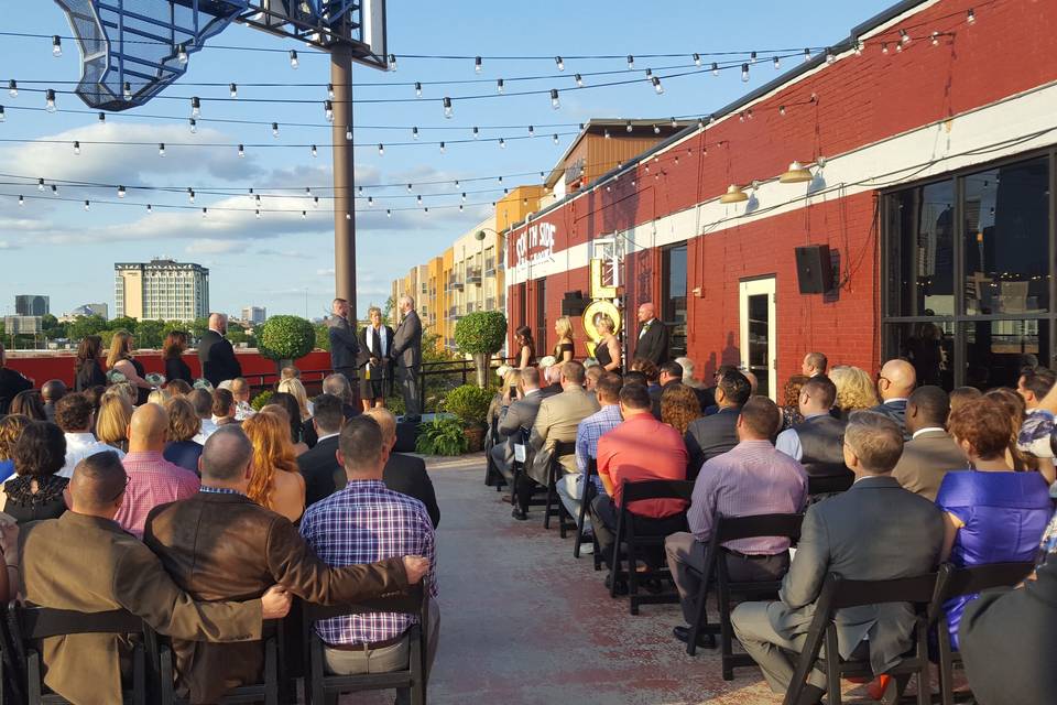 Rooftop Ceremony