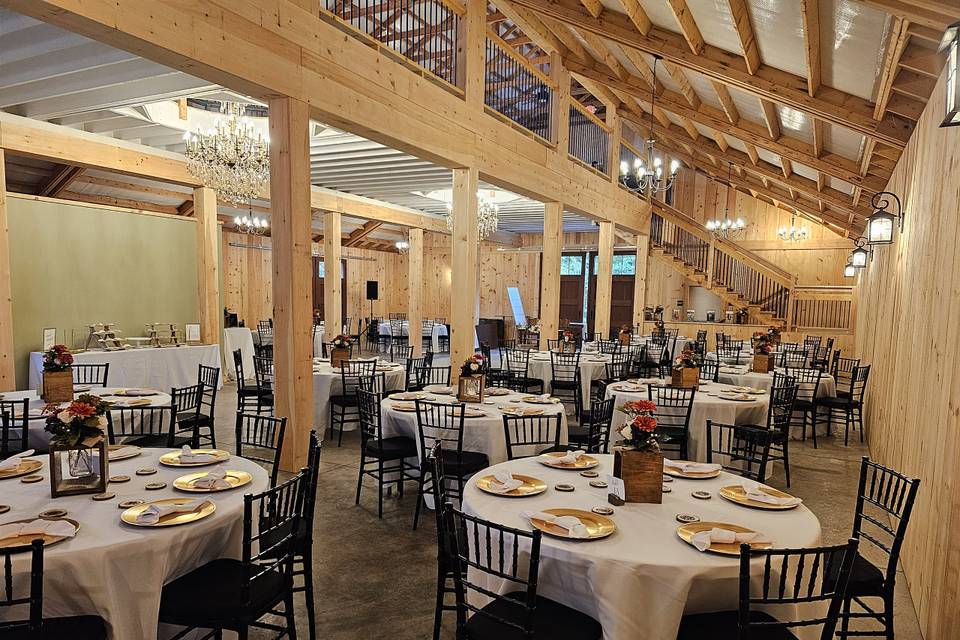 Barn-simple reception