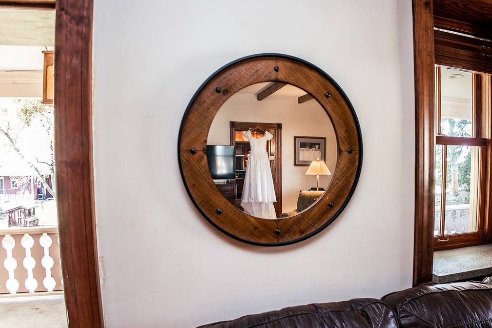 Farmhouse reflection
