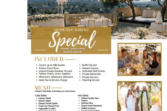 TROPICANA TERRACE SPECIAL