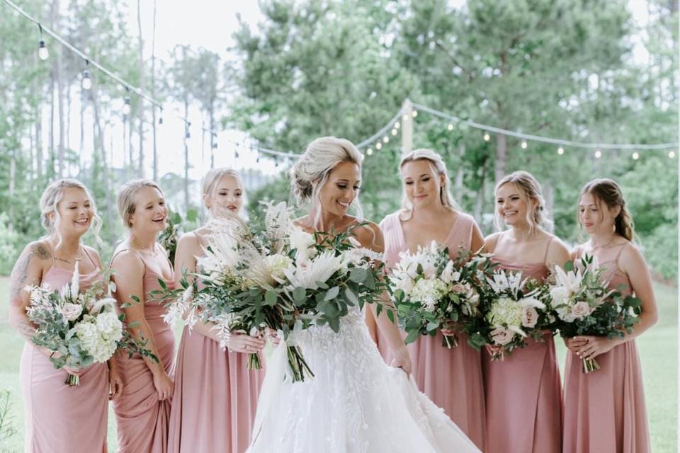 A Bride and her girls