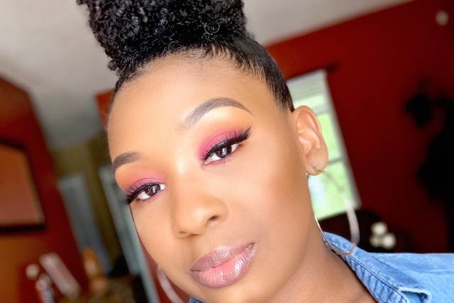 Soft glam makeup