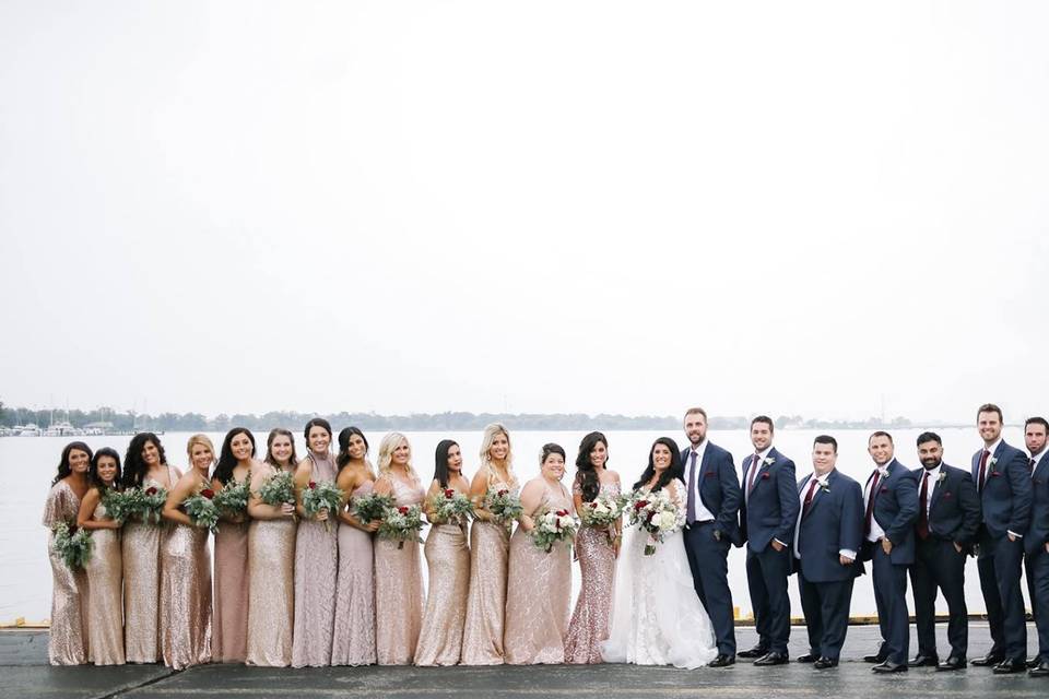 Roostertail bridal party