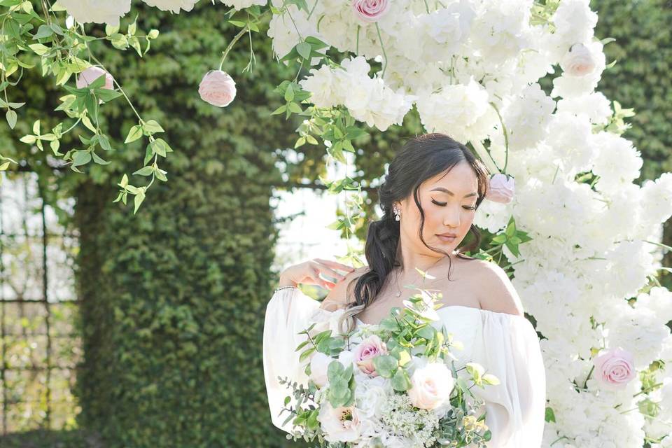 Meadow Arch with Meadow Bridal