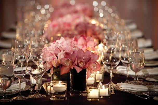 Set for an elegant reception